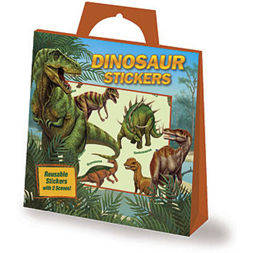 Peaceable Kingdom Press Dinosaur Reusable Sticker Tote