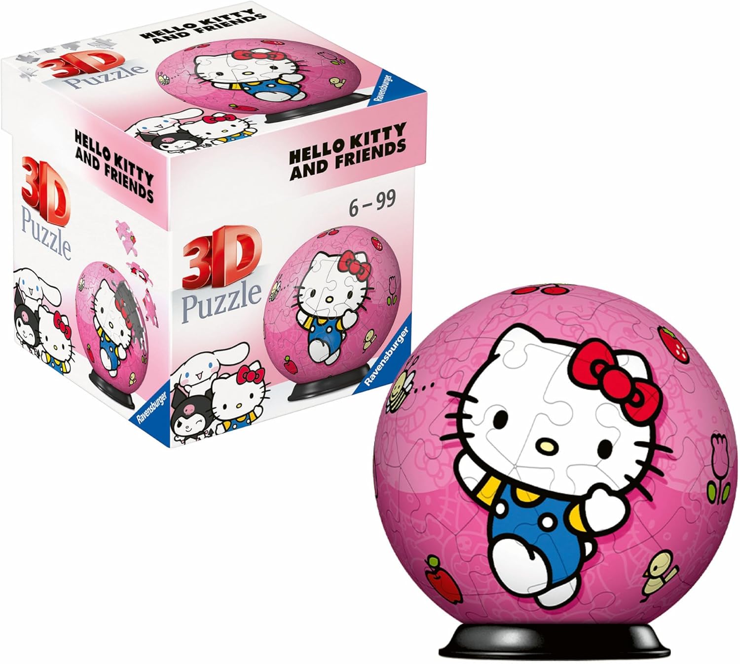 Ravensburger 3D Puzzle Ball Hello Kitty And Friends 54 Piece