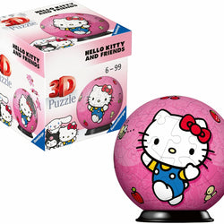Ravensburger 3D Puzzle Ball Hello Kitty And Friends 54 Piece