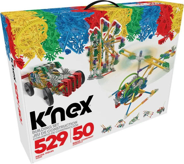 K'NEX Classics - 529 Pc/ 50 Model Power & Play Motorized Building Set