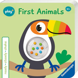 Ravensburger Play+ My First Rattle Book First Animals