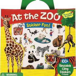 At the Zoo Sticker Fun Reusable Stick Tote