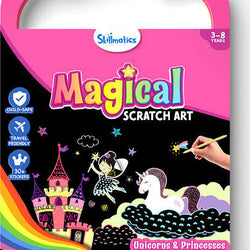 Magical Scratch Art Unicorn and Princesses