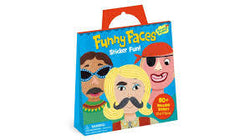 Sticker Fun Funny Faces Reusable Sticker Tote Peaceable Kingdom