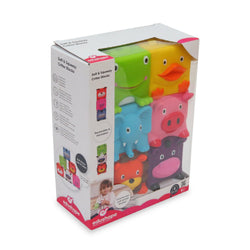 Edushape Soft & Squeezy Critter Blocks