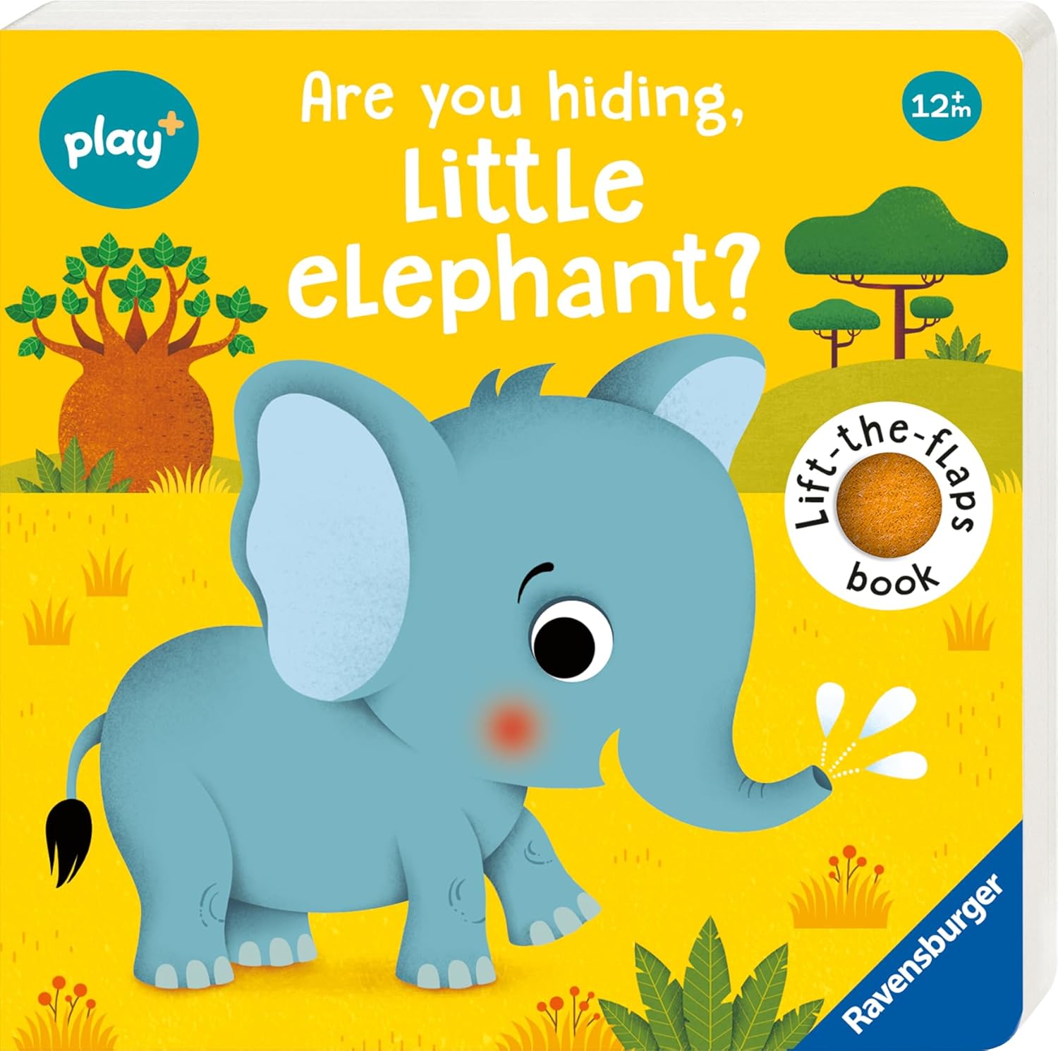 Ravensburger Play+ Are You Hiding, Little Elephant Lift-The-Flaps Book