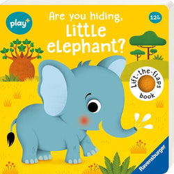 Ravensburger Play+ Are You Hiding, Little Elephant Lift-The-Flaps Book