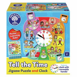 Tell the Time Jigsaw Puzzle and Clock