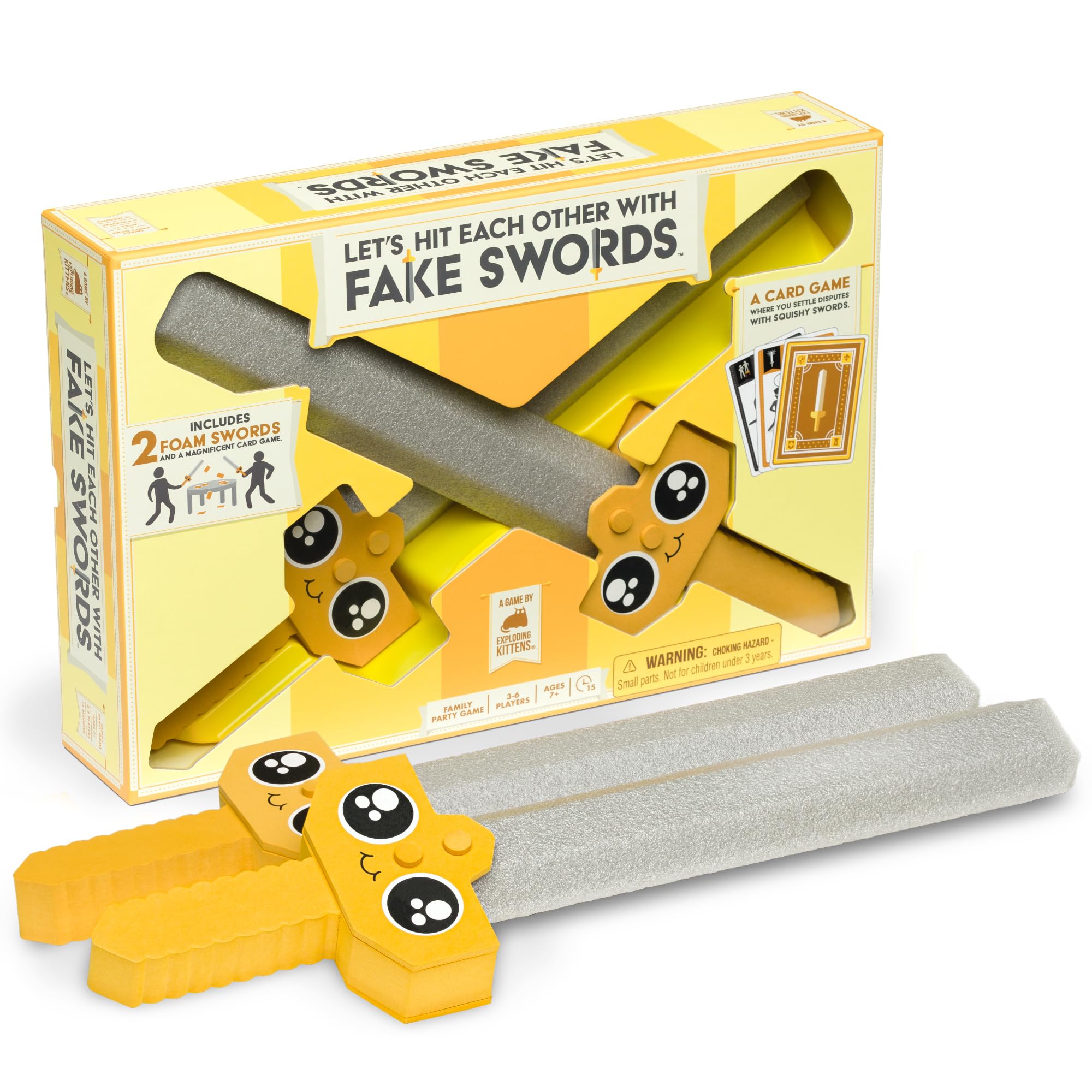 Exploding Kittens Fake Swords Party Game