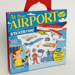 Sticker Fun! 'at The Airport' Reusable Sticker Tote