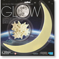 Glow In The Dark Moon And Stars