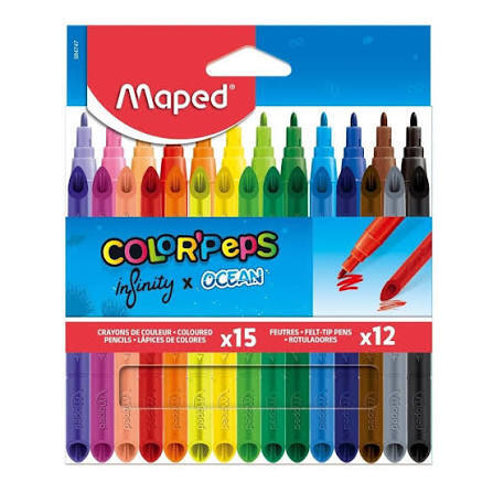 ColorPeps Infinity Ocean Colouring Set