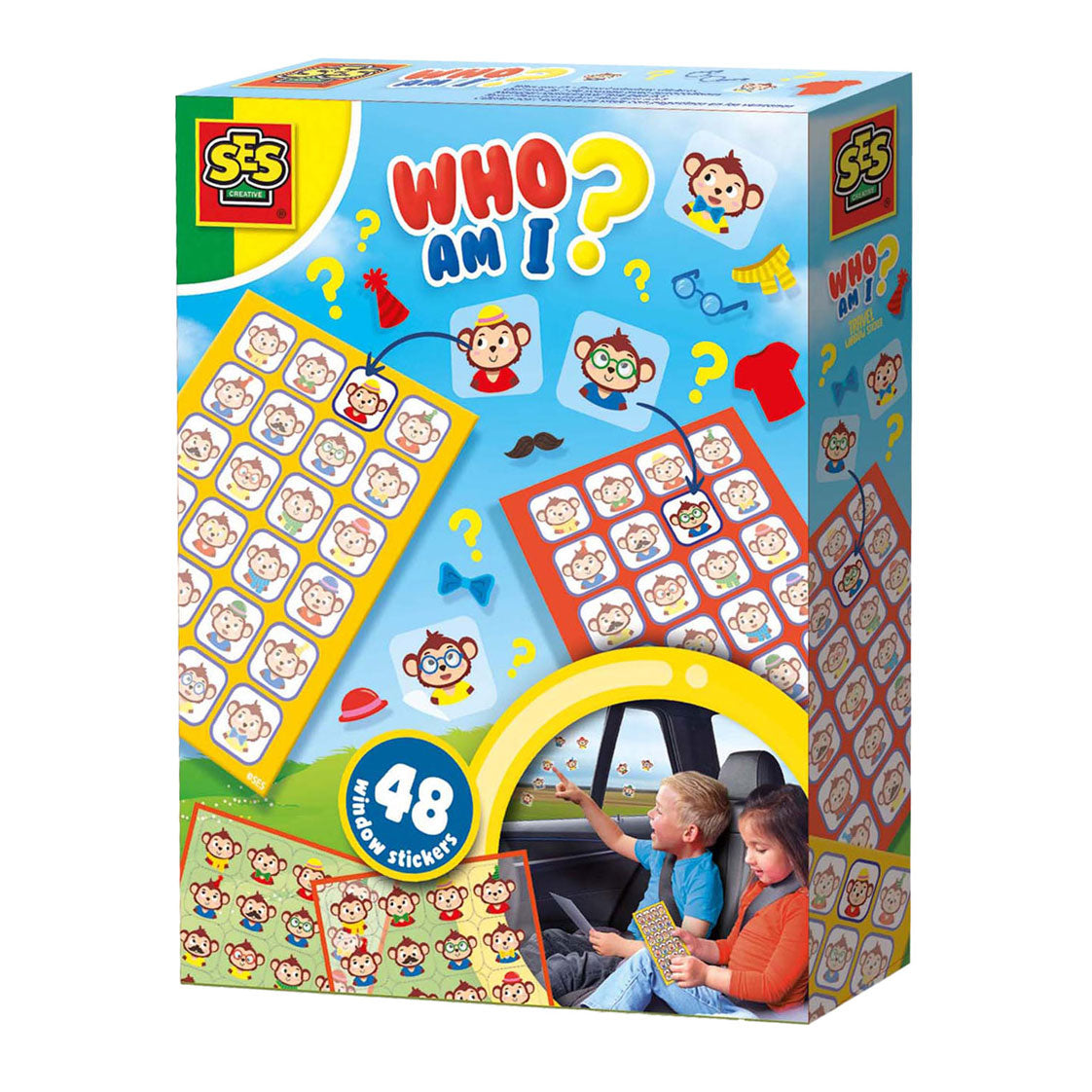 Who am I? Travel window stickers
