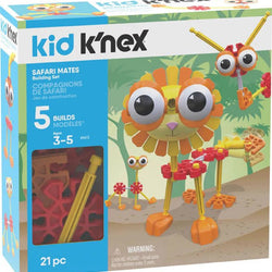 Kid K'NEX - Safari Mates 21 Pc/ 5 Model Building Set