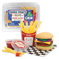 Foodie fidgets - fan foods: burger basket