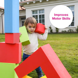 Edushape Giant Colour Edu-Blocks 16-Piece | Soft Foam Building Blocks