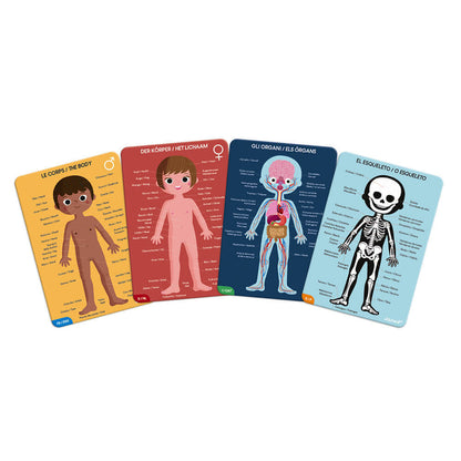 Janod - Set of 4 Giant Puzzles to Discover the Human Body