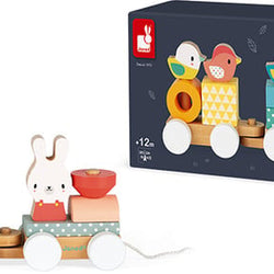 Janod Pure Train Pull-Along Toy