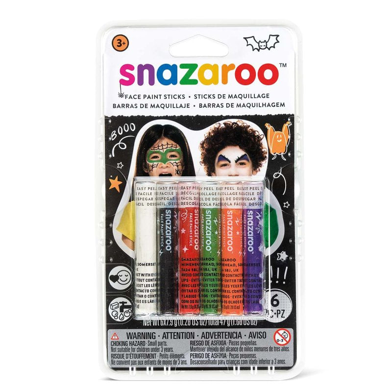 Snazaroo Face and body paint sticks (6pc)