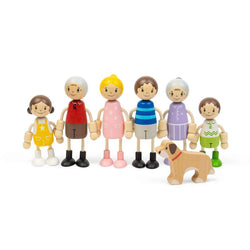 Generational Family Dolls- Set of 7 Doll House People