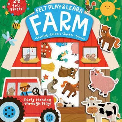 Felt Stickers Farm Play Book