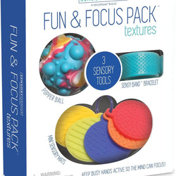 Sensory Genius Fun & Focus Pack: Textures Fidget Toy Set
