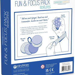 Sensory Genius Fun & Focus Pack: Textures Fidget Toy Set
