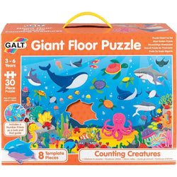 Giant Floor Puzzle Counting Creatures
