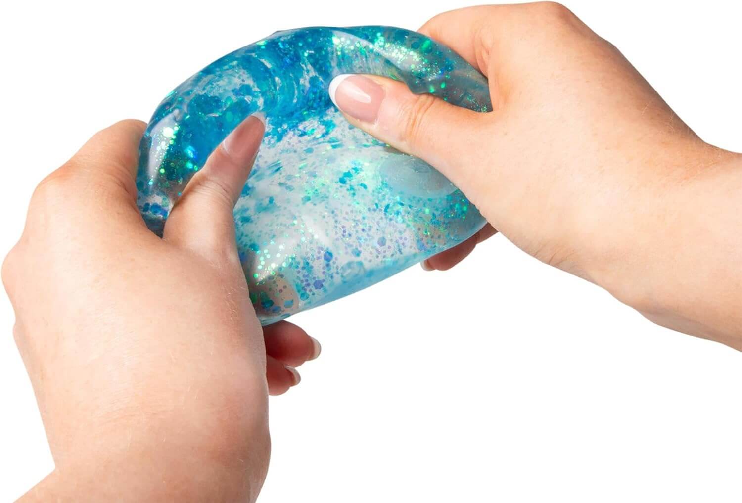 Scrunchems Glitter Sugar Cube – Sparkly Squishy Sensory Toy