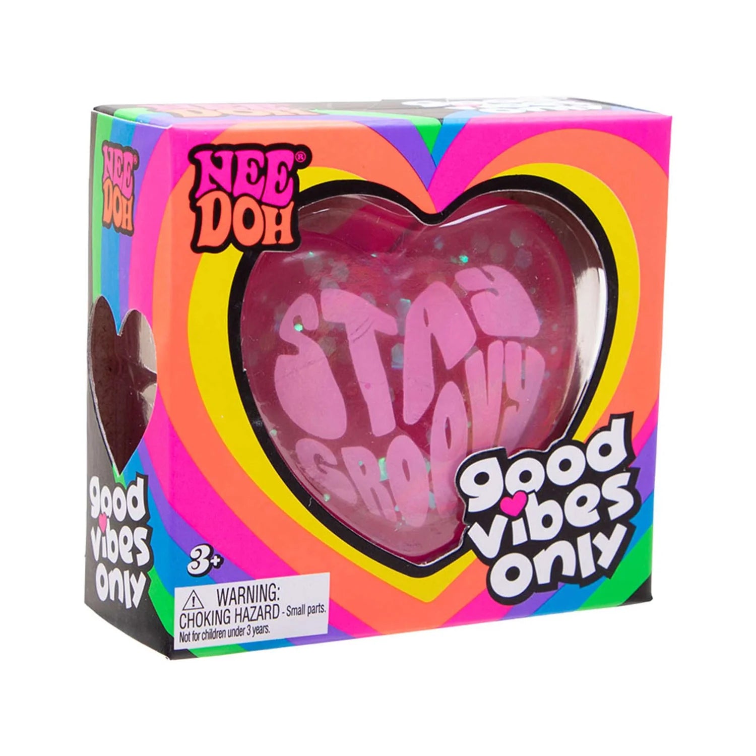 NeeDoh Good Vibes Only Squishy Fidget Toy