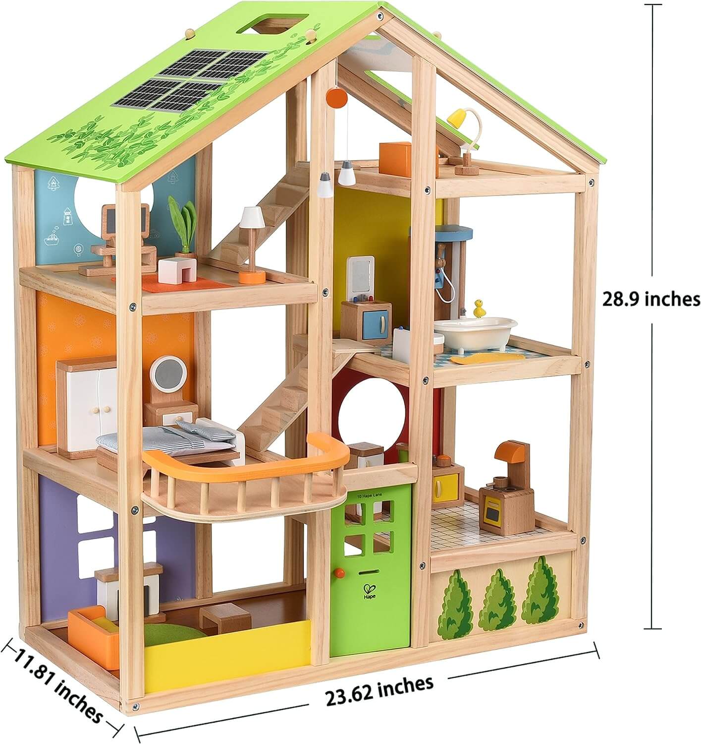 All Season Doll House Fully Furnished Hape