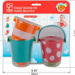 Hape Happy Bath Buckets Set