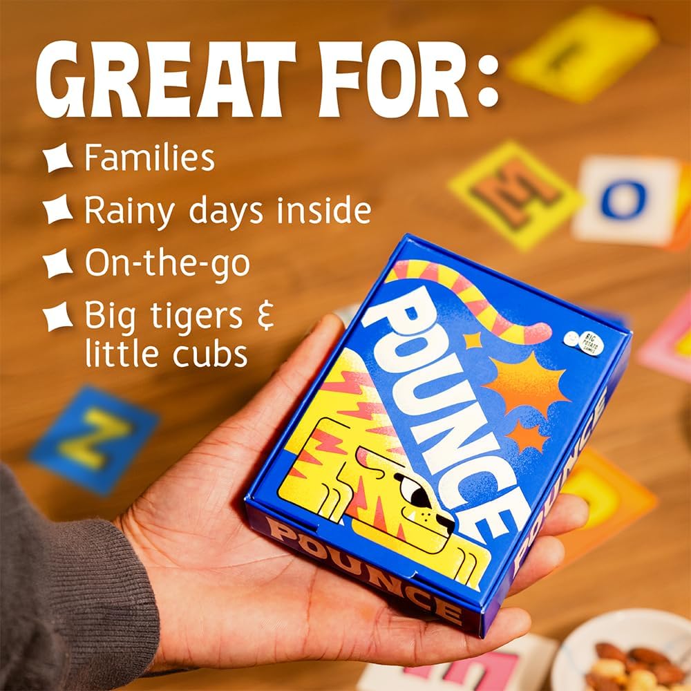 Pounce Biig Potato Games : The Purrrfect Letter Grabbing Card Game