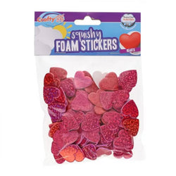 Crafty Bitz Squishy Foam Stickers  Hearts