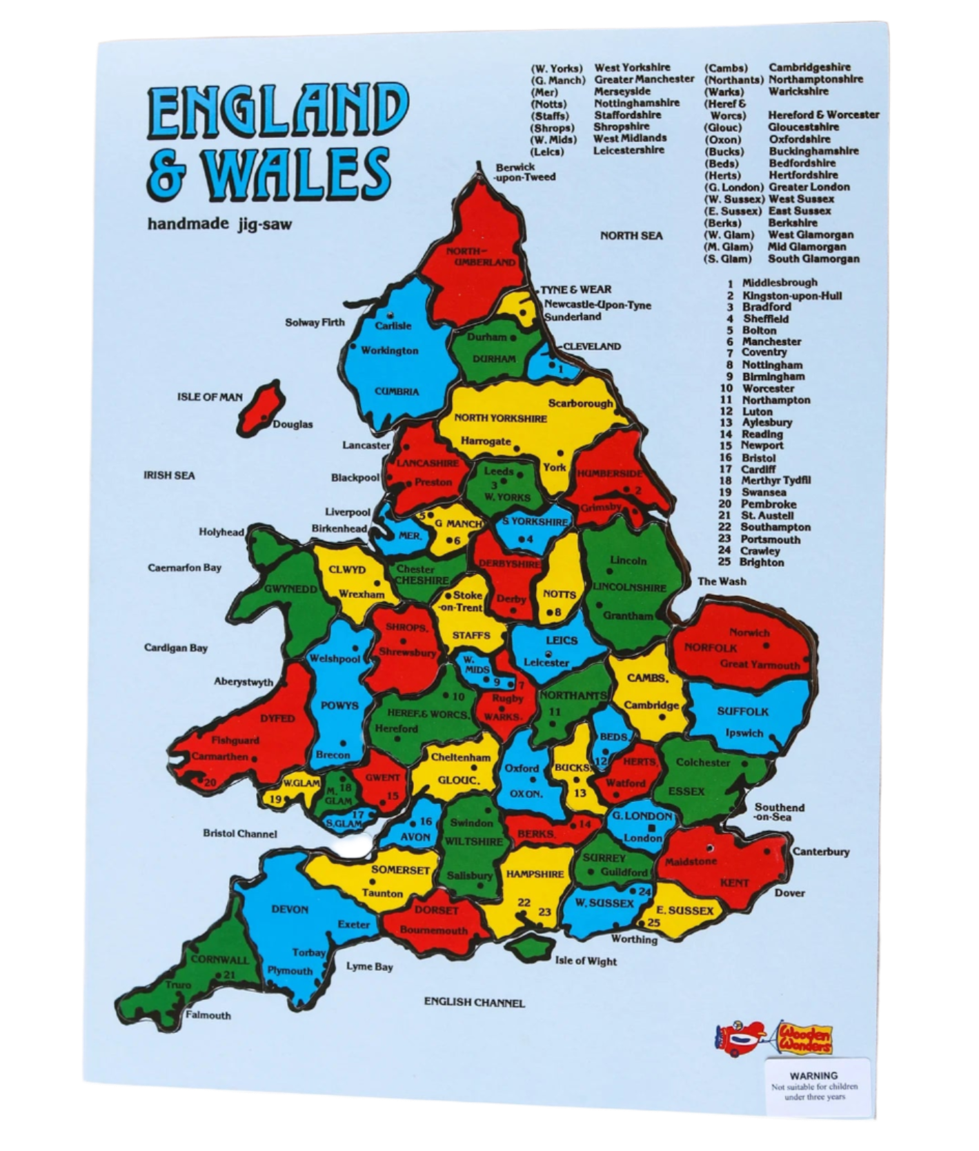 Jigsaw Puzzle England and Wales