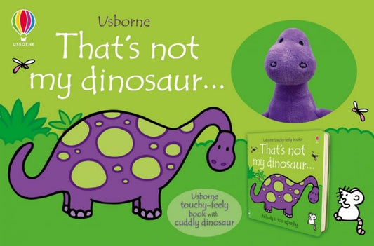 That's not my dinosaur Book and Toy Gift Set