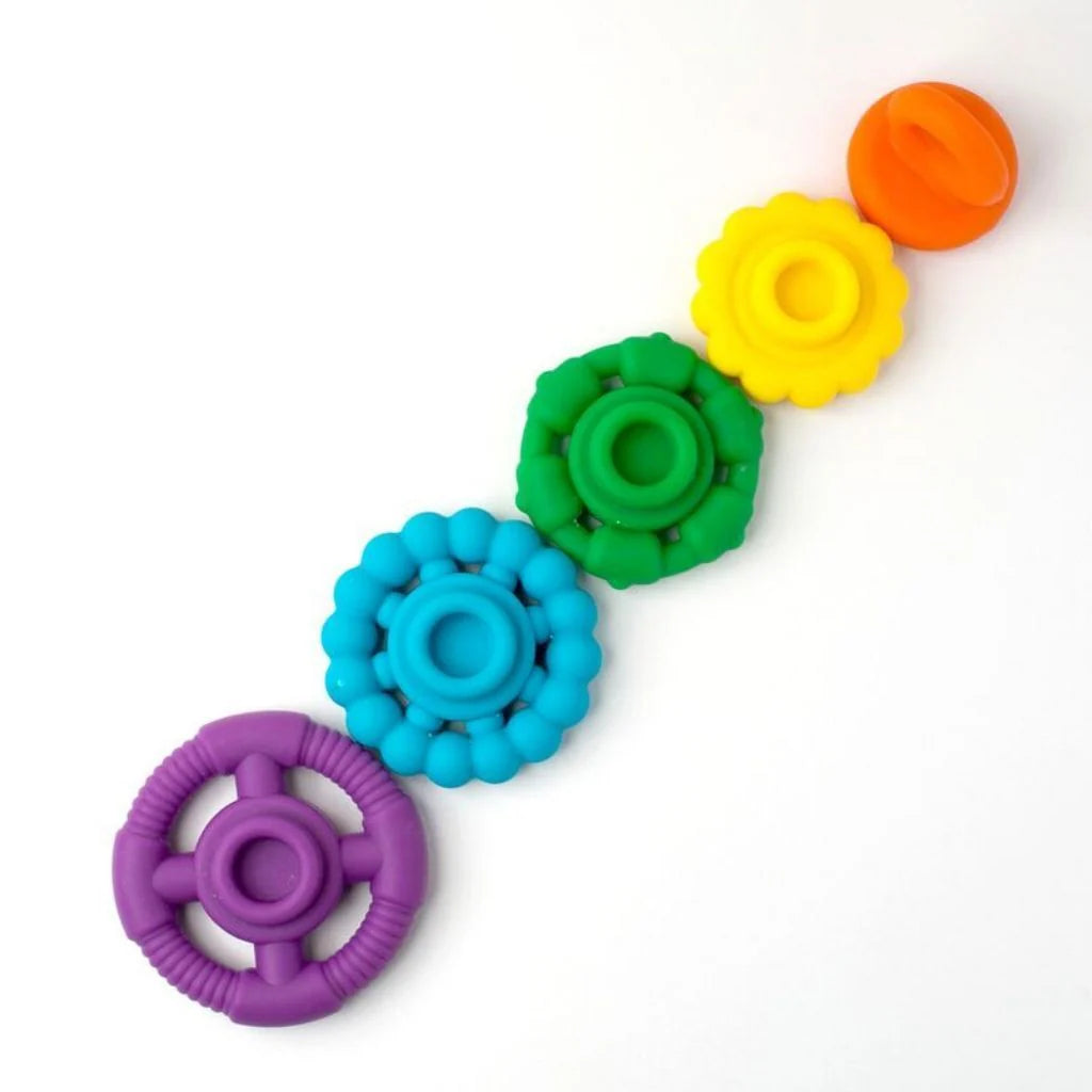 Jellystone - Rainbow Stacker & Teether Toy