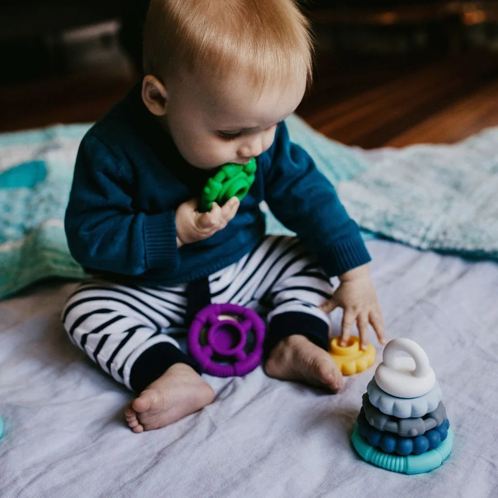 Jellystone - Rainbow Stacker & Teether Toy