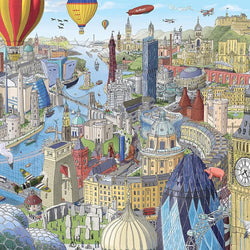 Jigsaw Puzzle Around the UK & Ireland - 1000 Pieces Puzzle