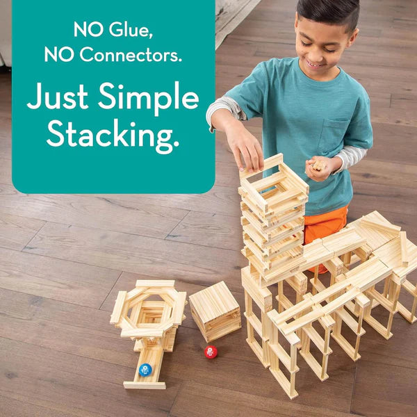 STEM KEVA Maple 1,000 Plank Classroom Set with Wooden  Storage Bin Primary School Engineering STEM SET
