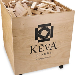 STEM KEVA Maple 1,000 Plank Classroom Set with Wooden  Storage Bin Primary School Engineering STEM SET