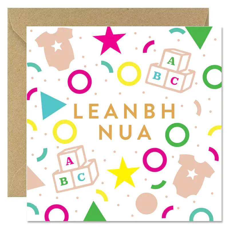 LEANBH NUA SHAPE Greeting Card Bold Bunny