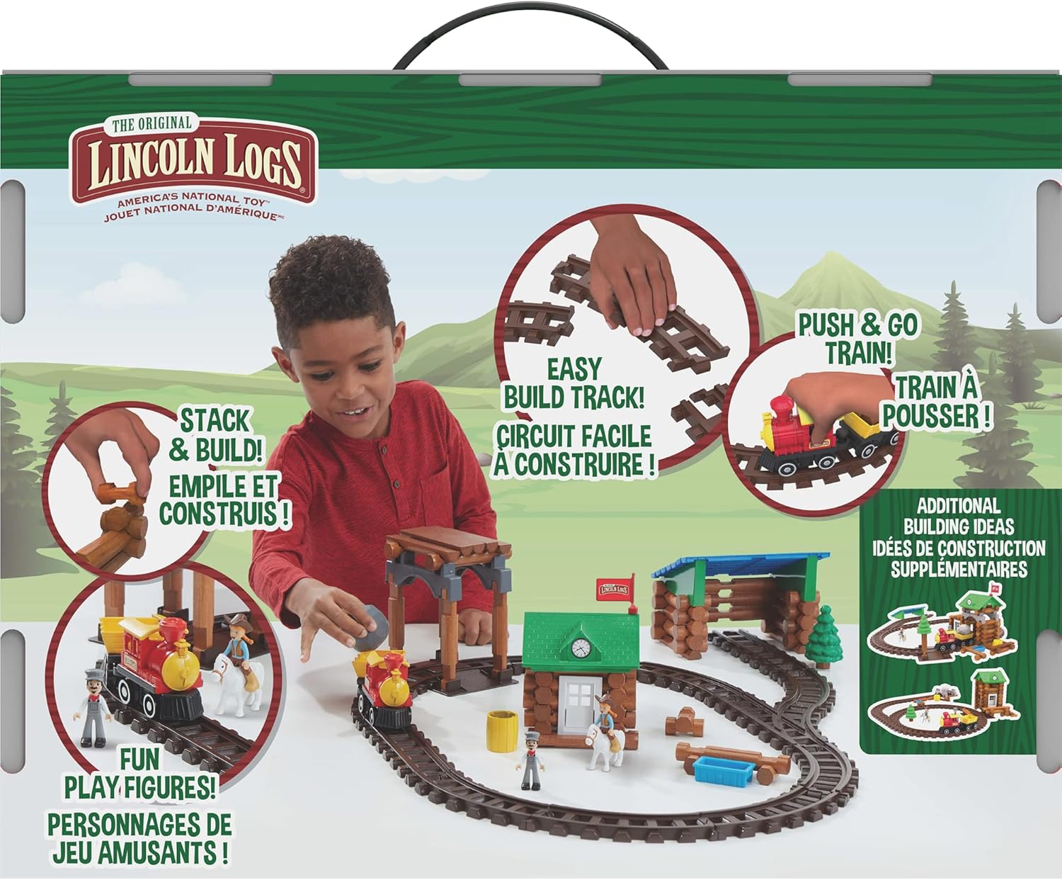 Lincoln Logs Sawmill Train Express