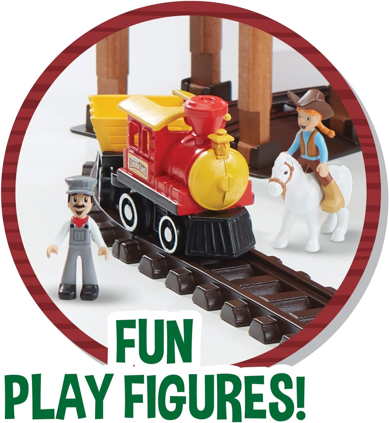Lincoln Logs Sawmill Train Express