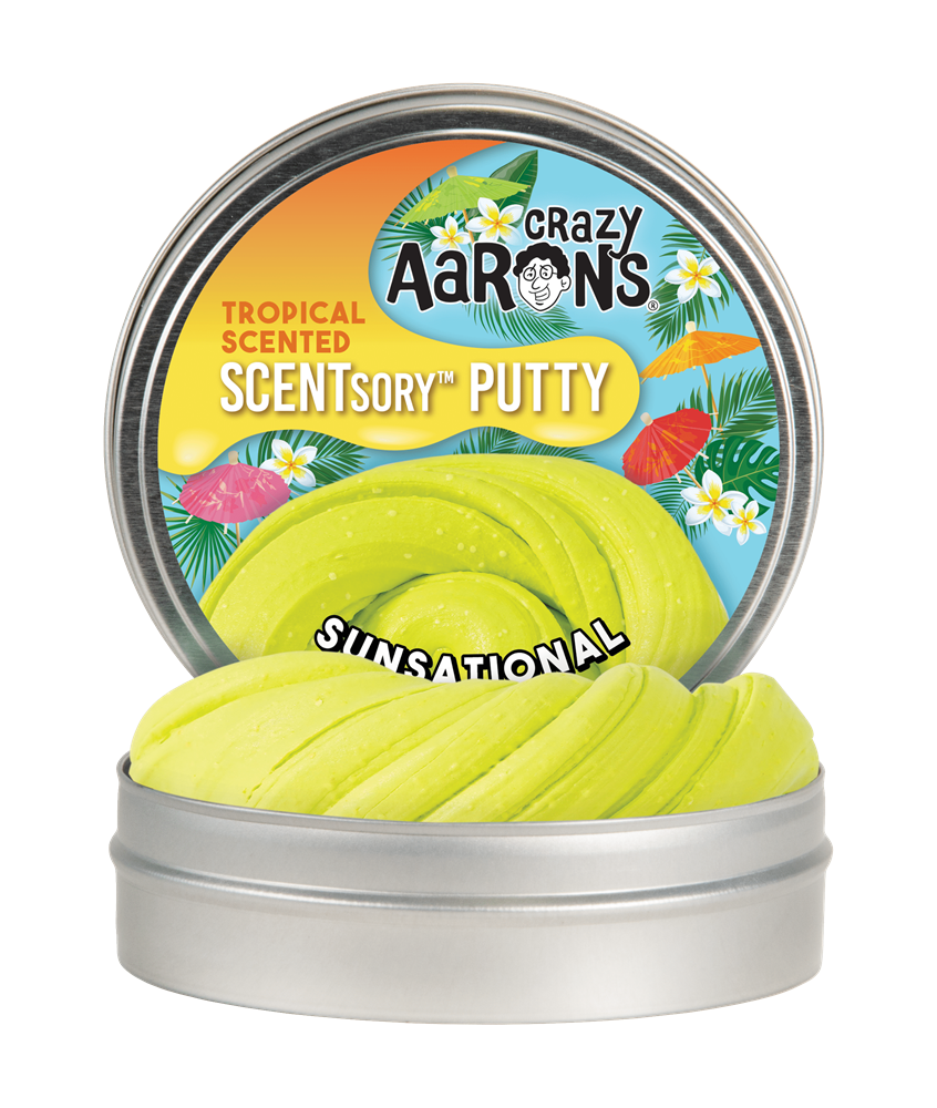 Crazy Aarons Tropical Scentsory Sunsational Thinking Putty
