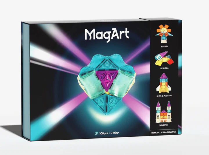MagArt - Magnetic Tiles Luxury Kit