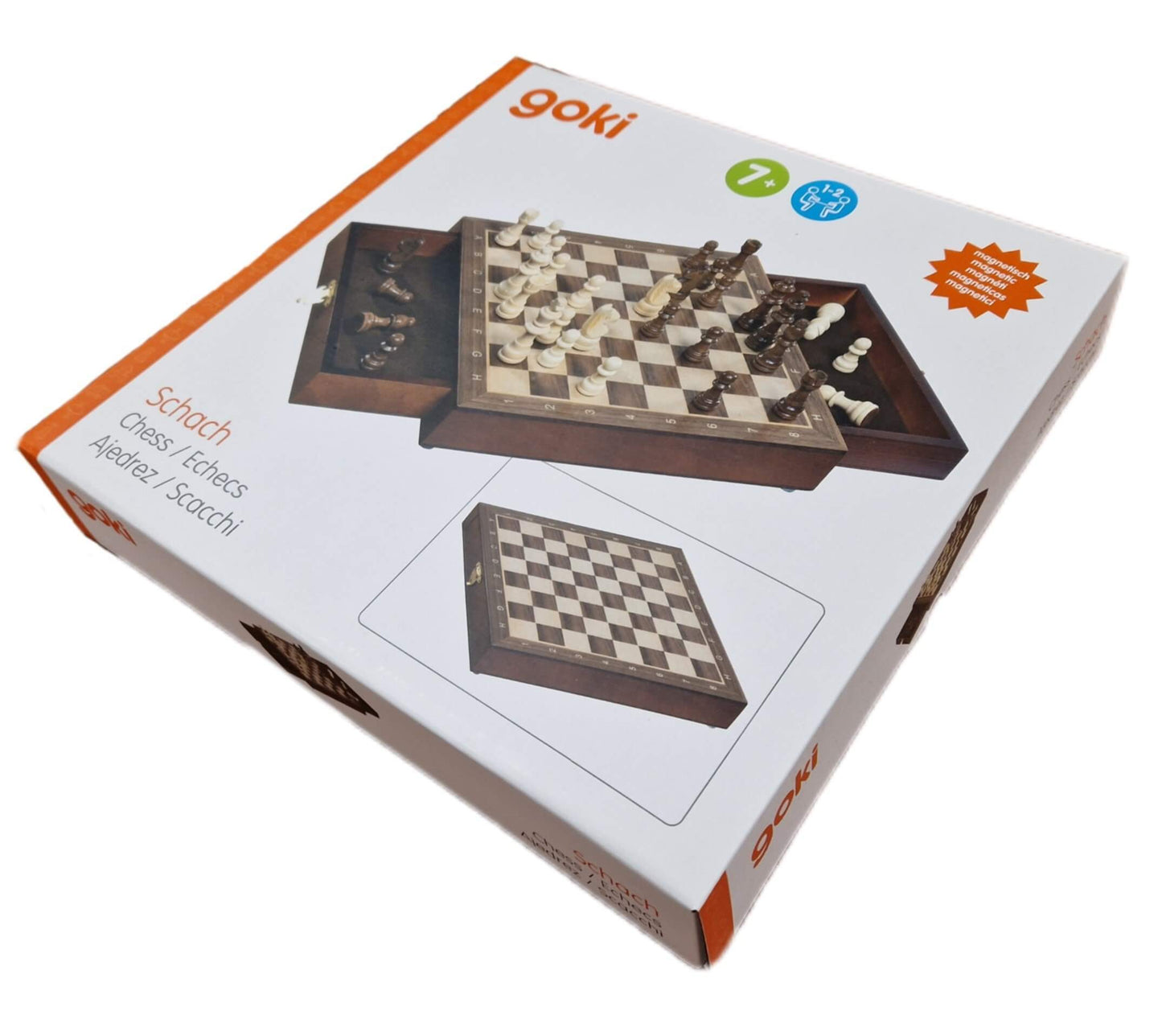 Magnetic Chess Set With Drawers