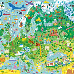 Usborne Atlas and Jigsaw Europe
