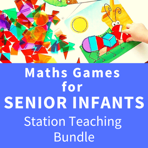 Maths Games for Senior Infants -  Station Teaching Bundle