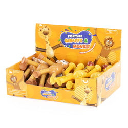 Pop Tube Giraffe and Monkey